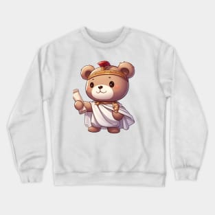 Cute Roman Consul Bear Kawaii Crewneck Sweatshirt